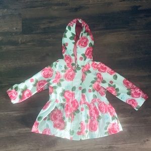 Floral Raincoat - Baby Girl